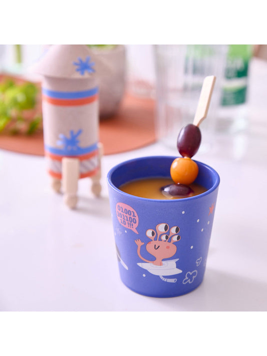 Becher CONNECT CUP S SPACE: Organic blue space Koziol ideas for friends GmbH NATURKINDCHEN