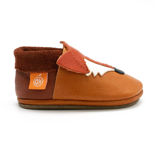 Barfußschuhe AMIGO Motiv Fuchs: Hellbraun / 20/21 Orangenkinder® NATURKINDCHEN