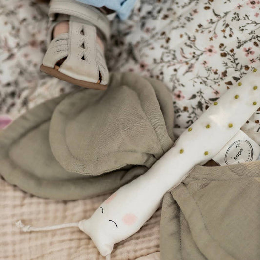 Babysensorik-Spielzeug - Schmetterling - Green Tea - Bio-Baumwolle: 4 Stck. Saga Copenhagen NATURKINDCHEN