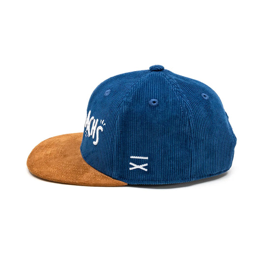 Frechdachs Snapback Cap für Kinder - Petrol Cord (Kids L) Hand und Feuer