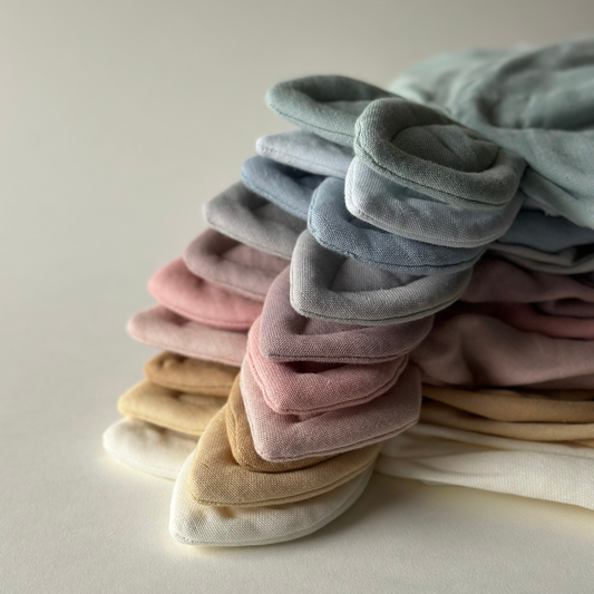Kuscheltuch - Bio-Baumwolle - Silbergrau - Schnullerband: 6 Stck. Saga Copenhagen NATURKINDCHEN