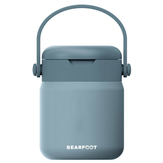 Thermobehälter Kinder Edelstahl - Blau BEARFOOT NATURKINDCHEN