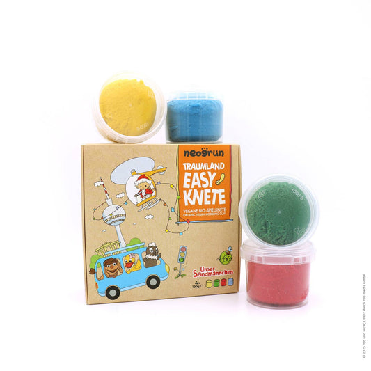 Traumland Easy-Knete 4er Set NEOGRÜN NATURKINDCHEN