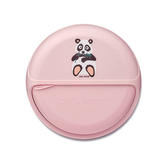 MiniDISC™ Pink Panda – praktischer Snackspender zum Drehen Carl Oscar NATURKINDCHEN