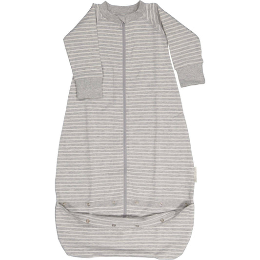Schlafsack Bambus Classic Grau/Weiß: 74/80 Geggamoja NATURKINDCHEN