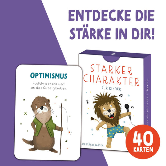 Starker Charakter – Stärkekarten für Kinder Rüsselfuchs NATURKINDCHEN