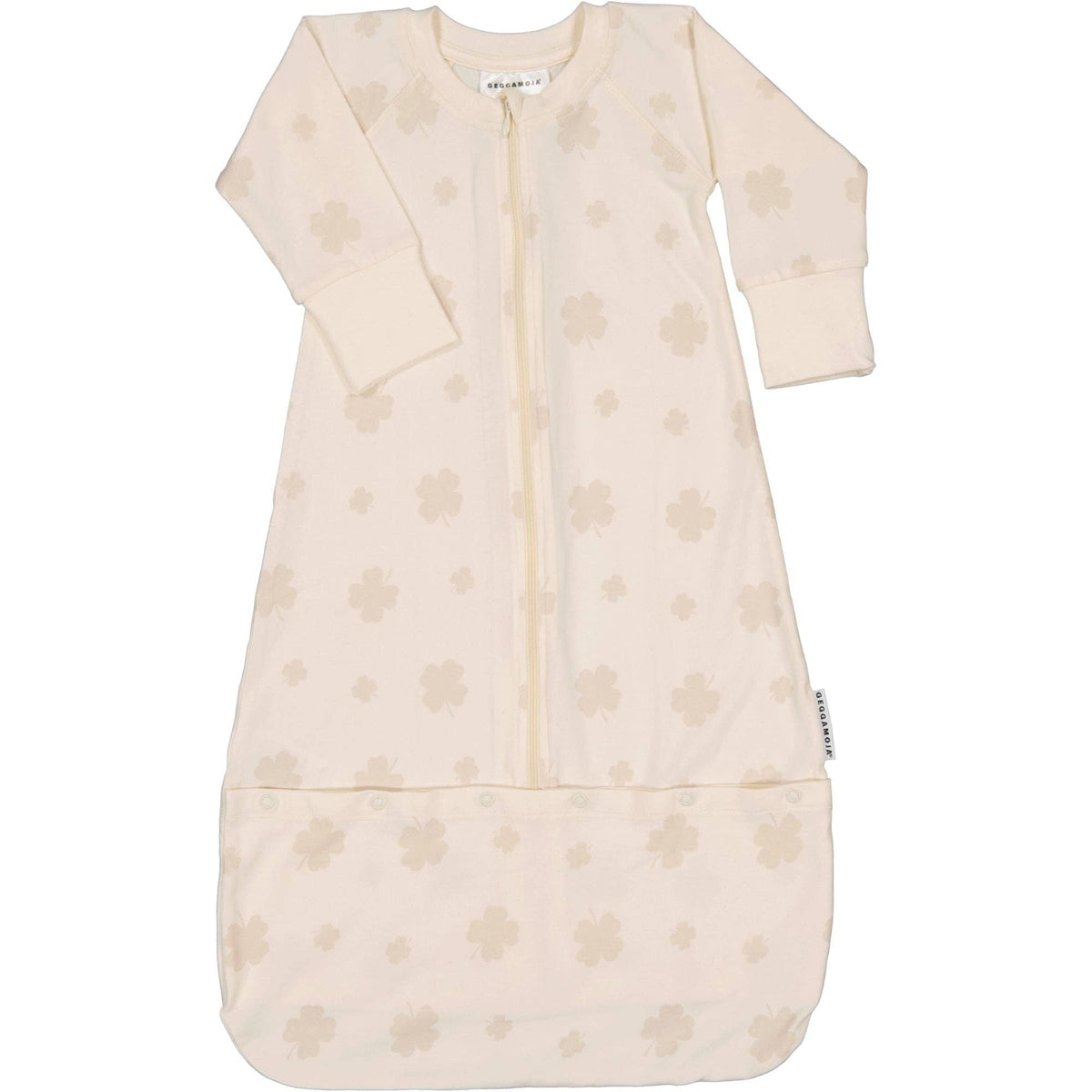 Schlafsack Bambus Kleeblatt Beige: 62/68 Geggamoja      NATURKINDCHEN