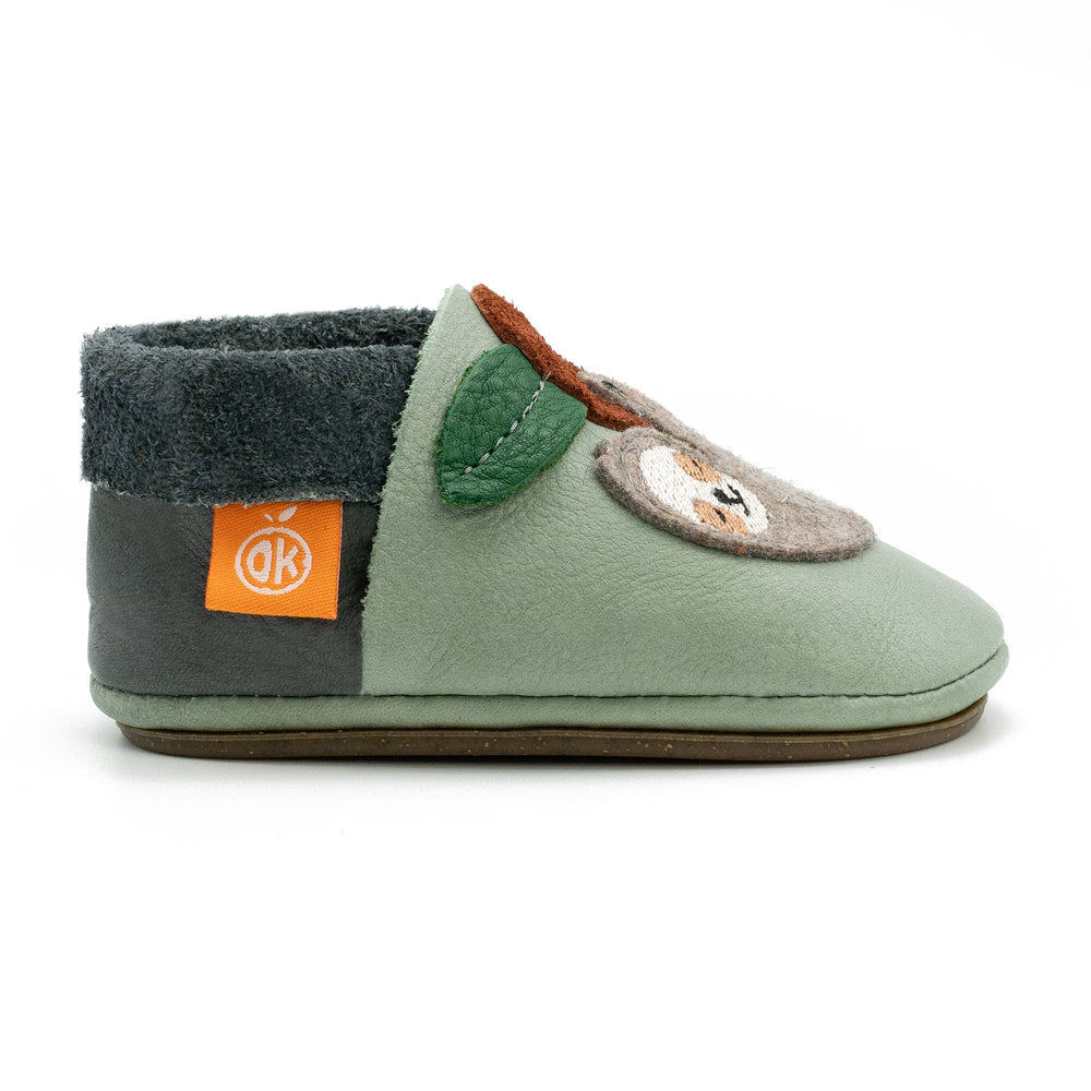 Barfußschuhe AMIGO Motiv Faultier: Mint / 24/25