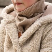 Dickie Halswärmer für Kinder aus Merino und Cashmere: Dunkelgrau / 3-10 Jahre menique      NATURKINDCHEN