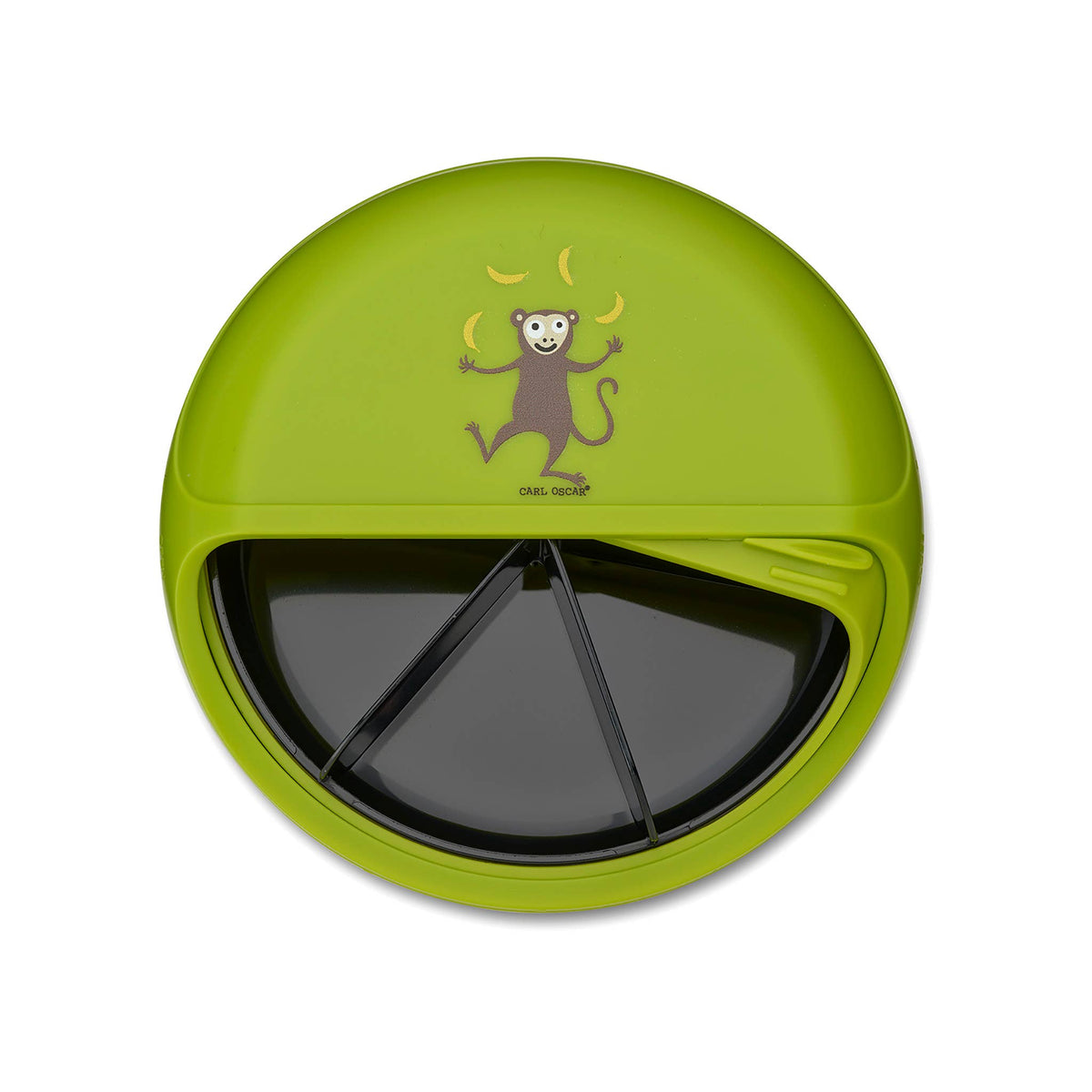 MiniDISC™ Lime Monkey – Snackspender mit drehbaren Fächern Carl Oscar      NATURKINDCHEN