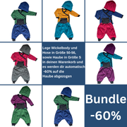 Wickelbody royal blau, Merinowolle & Seide (bio/GOTS): 50-56 Glückskind      NATURKINDCHEN