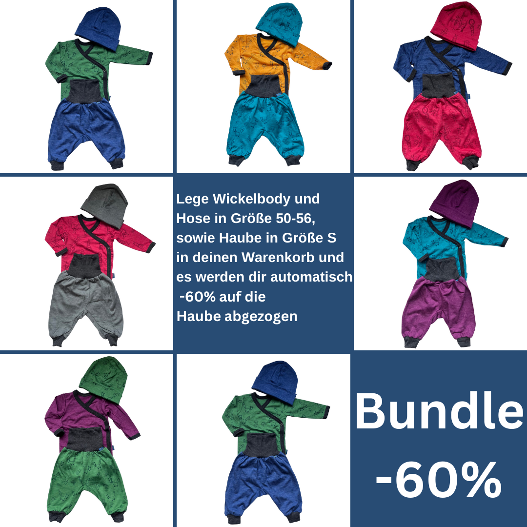 Wickelbody rose, Merinowolle & Seide (bio/GOTS): 62-68 Glückskind      NATURKINDCHEN