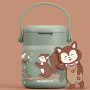 Thermobehälter Kinder Edelstahl - Eichhörnchen Sabei BEARFOOT      NATURKINDCHEN