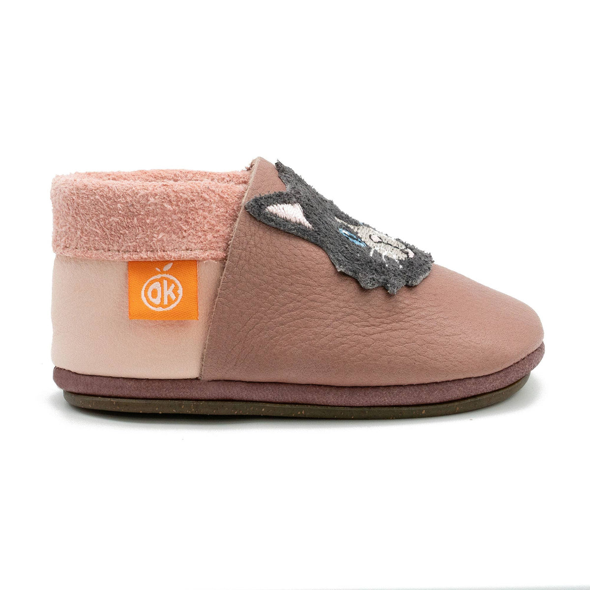 Barfußschuhe AMIGO Motiv Katze: Lila / 32/33 Orangenkinder®      NATURKINDCHEN
