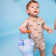 UV-Badeanzug Jungen - Beige - Roamer: 86/92 Swim Essentials      NATURKINDCHEN