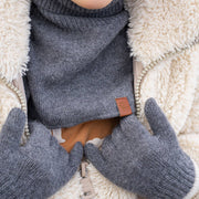 Dickie Halswärmer für Kinder aus Merino und Cashmere: Staubig rosa / 0-3 Jahre menique      NATURKINDCHEN