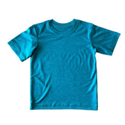 T-Shirt Kinder smaragd, Merinowolle & Seide (bio/GOTS): 98-104 Glückskind      NATURKINDCHEN
