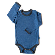 Body royal blau uni, Merinowolle & Seide (bio/GOTS): 86-92 Glückskind      NATURKINDCHEN