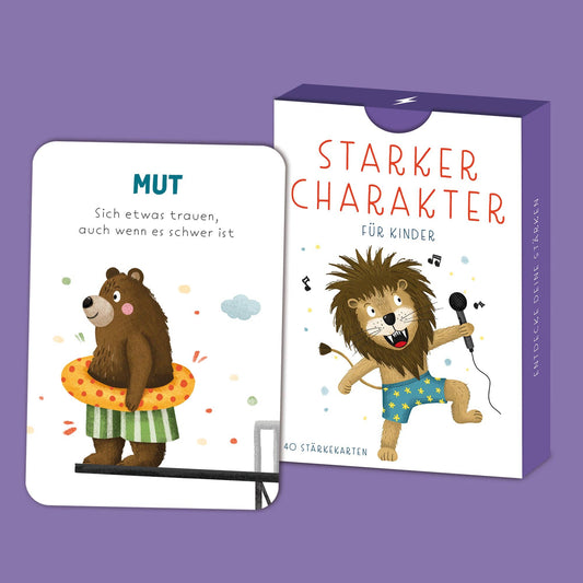 Starker Charakter – Stärkekarten für Kinder Rüsselfuchs      NATURKINDCHEN