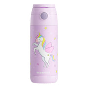 Thermo Kinder Trinkflasche Edelstahl - Einhorn lila BEARFOOT      NATURKINDCHEN