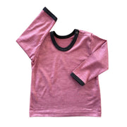 Shirt rosé, Merinowolle & Seide (bio/GOTS): 98-104 Glückskind      NATURKINDCHEN