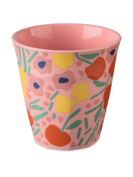 Becher NORA CUP M BLOOMS: Sweet pink Koziol ideas for friends GmbH      NATURKINDCHEN