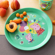 Kleiner Teller CONNECT PLATE PEPPA PIG POP: Organic spring green Koziol ideas for friends GmbH      NATURKINDCHEN