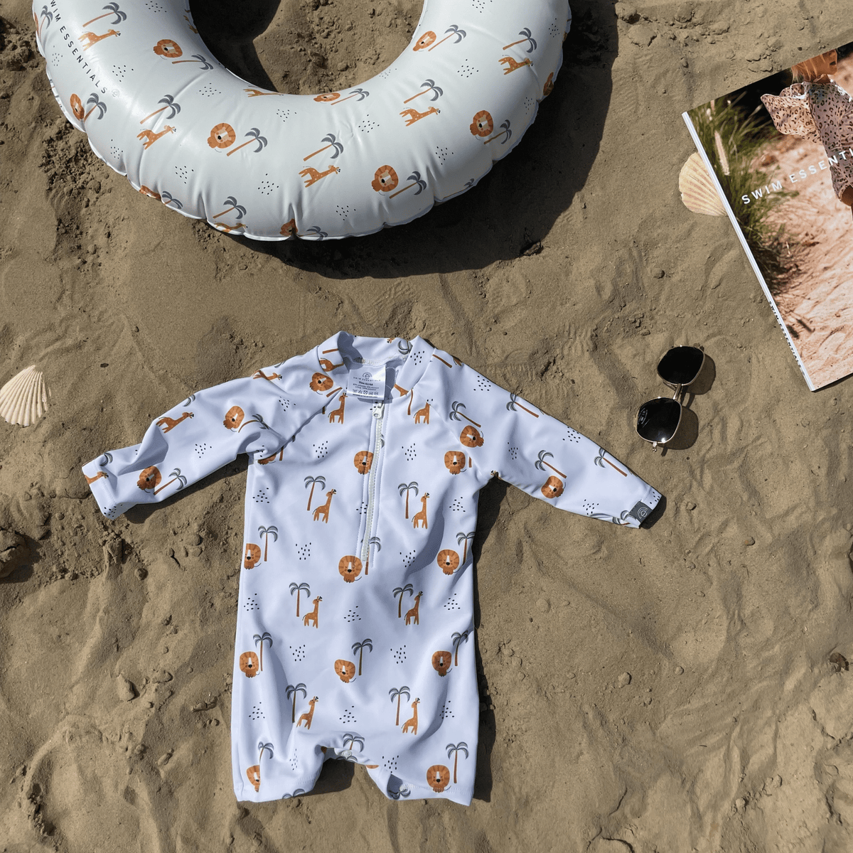 UV-Badeanzug Jungen - Mehrfarbig - Dschungel: 86/92 Swim Essentials      NATURKINDCHEN