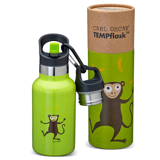 Carl Oscar TEMPflask Kinder-Trinkflasche 0,35 L – Limettengrün Carl Oscar      NATURKINDCHEN