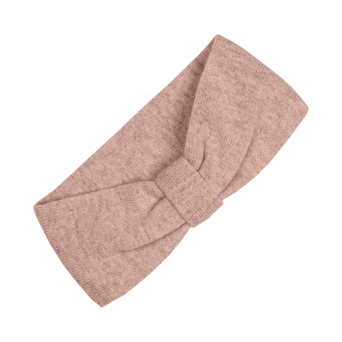 Strickstirnband für Kinder mit Band aus Merino und Cashmere: Staubig rosa / 3-7 Jahre menique      NATURKINDCHEN