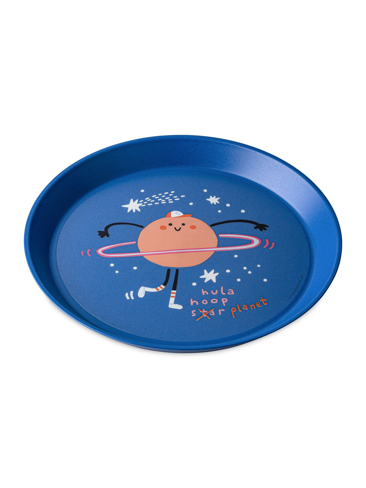 Kleiner Teller CONNECT PLATE SPACE: Organic blue space Koziol ideas for friends GmbH      NATURKINDCHEN