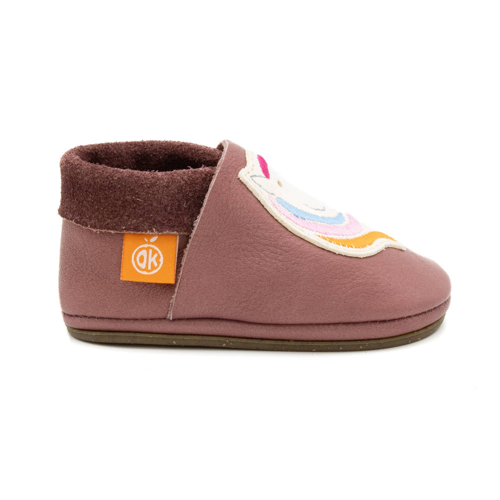 Barfußschuhe AMIGO Motiv Einhorn: Lila / 20/21