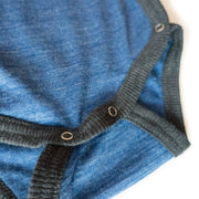 Wickelbody royal blau, Merinowolle & Seide (bio/GOTS): 50-56 Glückskind      NATURKINDCHEN