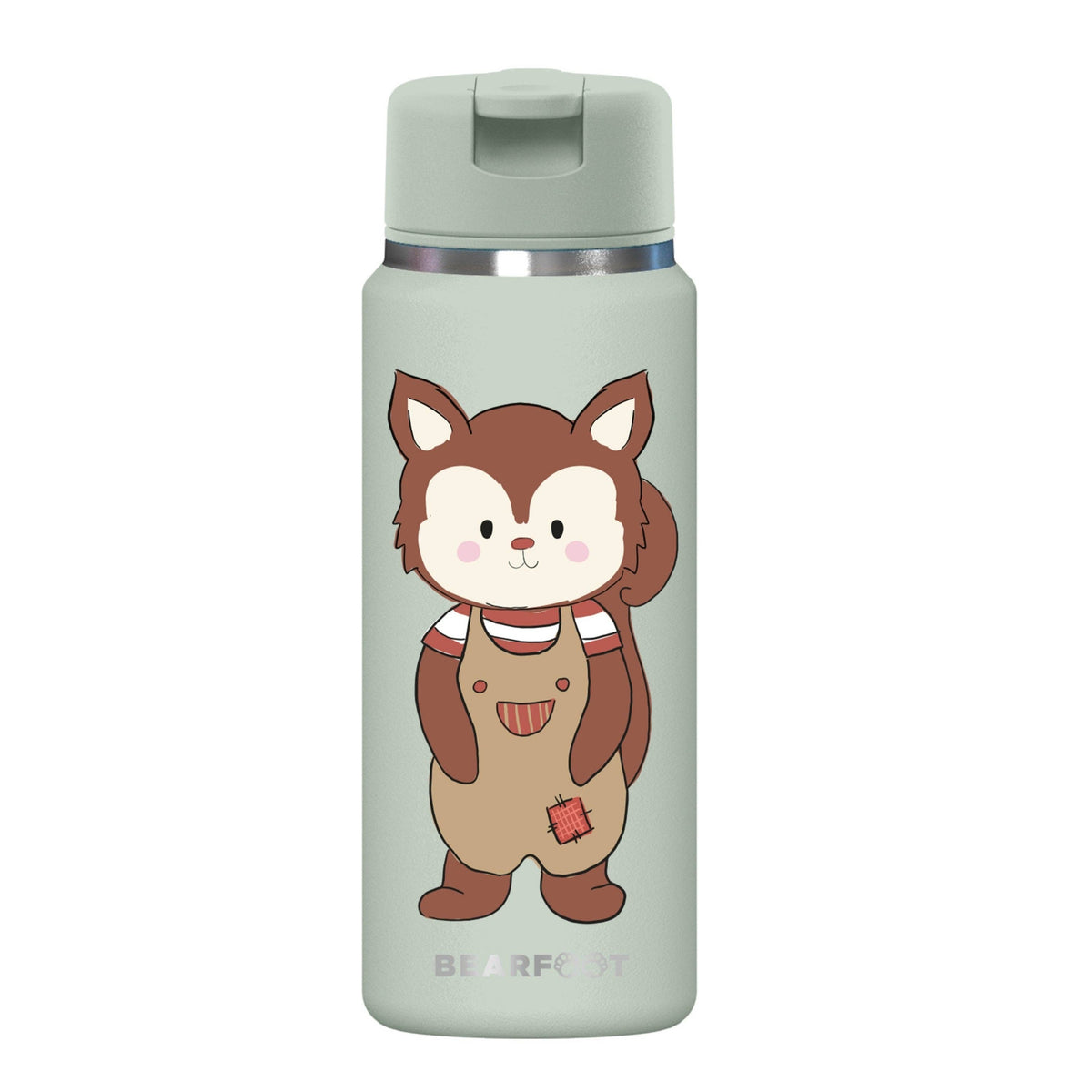 TINY Thermo Kinder Trinkflasche Edelstahl - Eichhörnchen BEARFOOT      NATURKINDCHEN