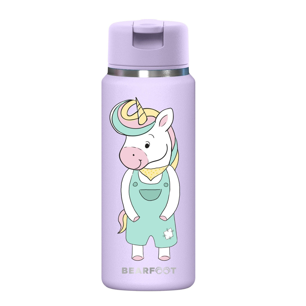 TINY Thermo Kinder Trinkflasche Edelstahl - Einhorn BEARFOOT      NATURKINDCHEN