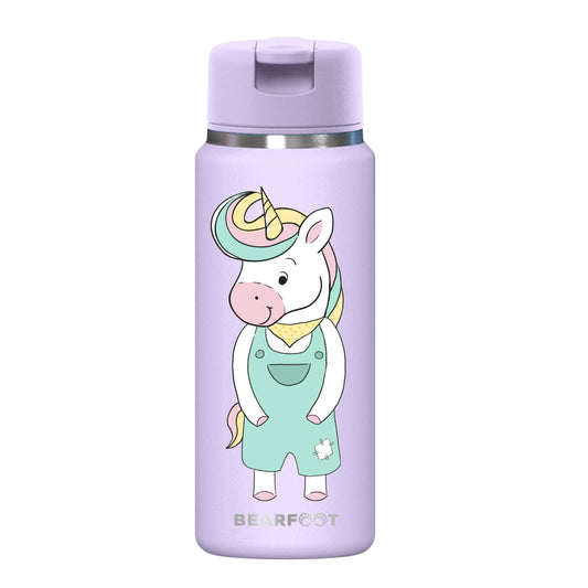 TINY Thermo Kinder Trinkflasche Edelstahl - Einhorn BEARFOOT      NATURKINDCHEN