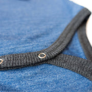 Body royal blau uni, Merinowolle & Seide (bio/GOTS): 74-80 Glückskind      NATURKINDCHEN