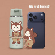 TINY Thermo Kinder Trinkflasche Edelstahl - Eichhörnchen BEARFOOT      NATURKINDCHEN