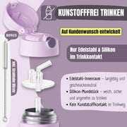 Thermo Kinder Trinkflasche Edelstahl - Meerjungfrau lila BEARFOOT      NATURKINDCHEN