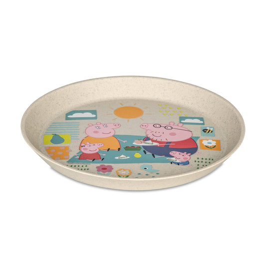 Kleiner Teller CONNECT PLATE PEPPA PIG: Organic sand Koziol ideas for friends GmbH      NATURKINDCHEN