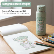 TINY Thermo Kinder Trinkflasche Edelstahl - Koala BEARFOOT      NATURKINDCHEN