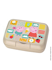 Lunchbox m. Trennschale CANDY L PEPPA PIG: Organic sand Koziol ideas for friends GmbH      NATURKINDCHEN