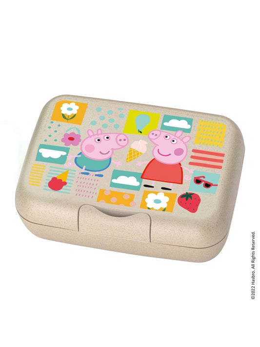 Lunchbox m. Trennschale CANDY L PEPPA PIG: Organic sand Koziol ideas for friends GmbH      NATURKINDCHEN