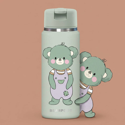 TINY Thermo Kinder Trinkflasche Edelstahl - Koala BEARFOOT      NATURKINDCHEN