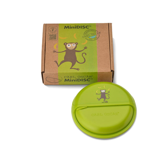 MiniDISC™ Lime Monkey – Snackspender mit drehbaren Fächern Carl Oscar      NATURKINDCHEN