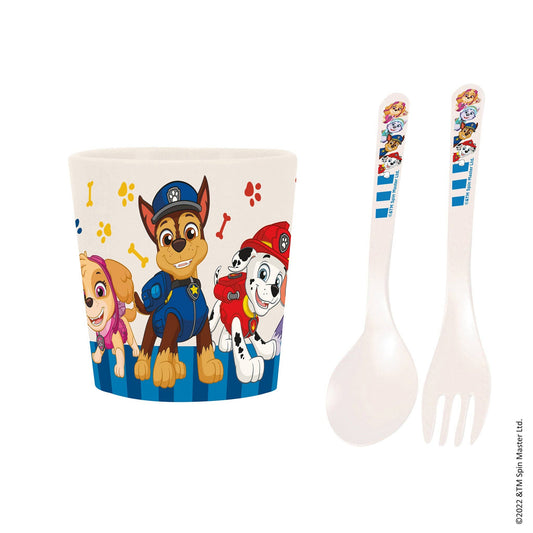 Becher + Besteckset EASY EATER SET PAW PATROL: Cloud white Koziol ideas for friends GmbH      NATURKINDCHEN