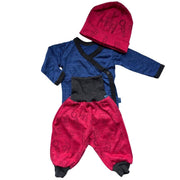 Wickelbody royal blau, Merinowolle & Seide (bio/GOTS): 50-56 Glückskind      NATURKINDCHEN