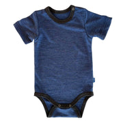 Body royal blau kurzarm, Merinowolle & Seide (bio/GOTS): 86-92 Glückskind      NATURKINDCHEN