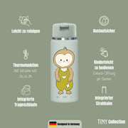 TINY Thermo Kinder Trinkflasche Edelstahl - Eule BEARFOOT      NATURKINDCHEN
