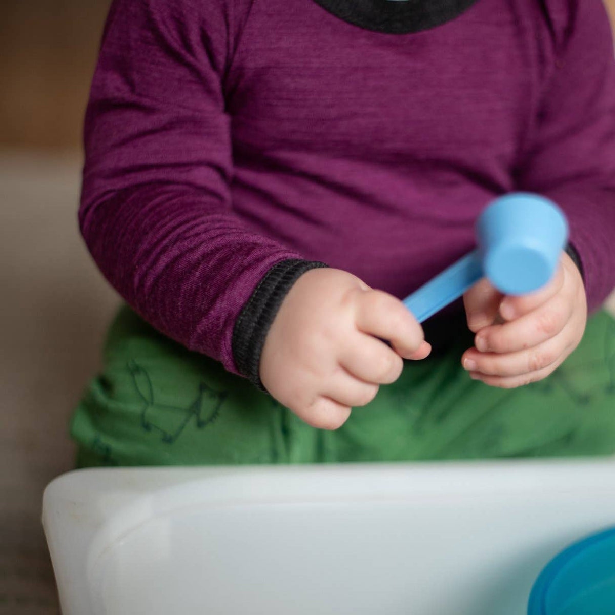 Body zwetschke uni, Merinowolle & Seide (bio/GOTS): 74-80 Glückskind      NATURKINDCHEN
